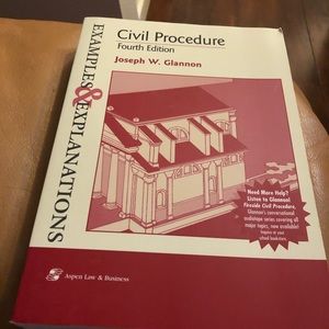 📚 Examples & Explanations Civil Procedure 4th Ed